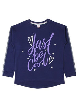 CRB wear/CWJ 62228 Джемпер для девочки, темно-синий/Ex.Cherubino  фото 3