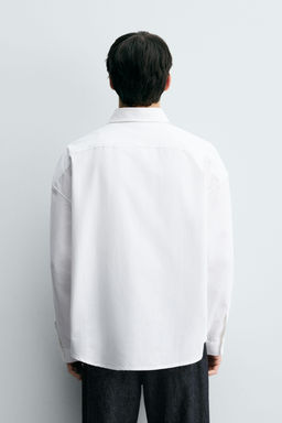 OVERSIZE FIT OXFORD SHIRT - Zara фото 3