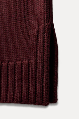 HIGH NECK KNIT SWEATER - Zara фото 5