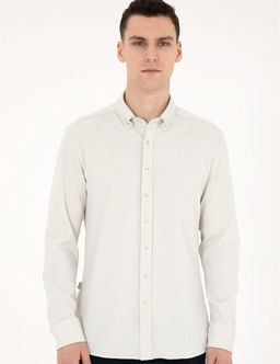 Ye_il Slim Fit Uzun Kollu G_mlek - Pierre cardin фото 3