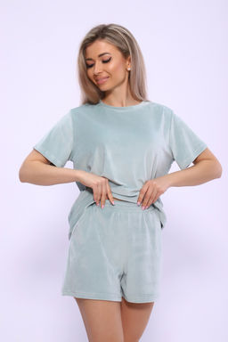 Костюм Натали 71118 футболка и шорты из велюра  фото 46