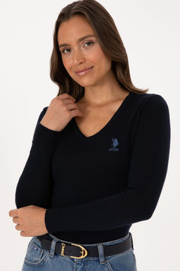 Kad_n Lacivert Basic Kazak Sepette S_rpriz _ndirim - U.s. polo assn фото 2