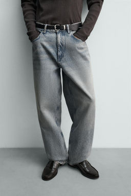 JEANS BAGGY FIT / Gris azul - Zara фото 5