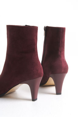 Taba Suet Sivri Burun Ince Topuklu Kad?n Bot 
TAKAW26BO00049 - Trendyolmilla фото 18