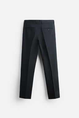 LINEN - COTTON SUIT TROUSERS - Zara фото 7