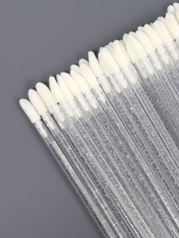 Аппликаторы для помады и блеска, набор - 50 шт., 9 см, белые