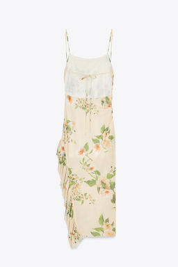 RUFFLED PRINTED DRESS - Zara фото 6