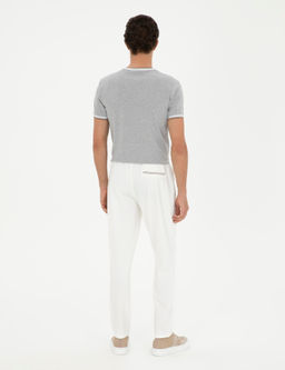 Beyaz Slim Fit E_ofman Alt_
