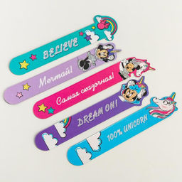 Закладки для книг, фигурные из картона, 5 шт. Мечтай, Минни Маус