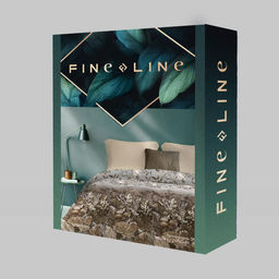 КПБ евро люкс перкаль Fine Line с простынью на резинке (70х70) рис. 60219-1/24700-68 Лунная ночь new - Тейковский хлопчато-бумажный комбинат фото 4