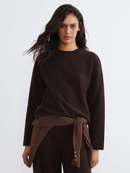 Bisiklet Yaka Kad?n Sweatshirt