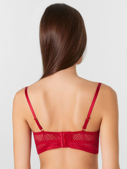Бюстгальтер женский красный кружевной - Mark formelle фото 4