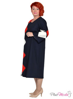 Платье Модель №1721 размеры 44-84 - Plusmoda фото 5