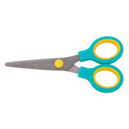 Лео Ножницы школьные с прорезиненными ручками LLSE-02 133 мм