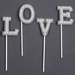Набор для украшения LOVE, цвет белый - Страна карнавалия фото 7