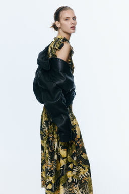 Vestido midi con cuerpo nido de abeja - H&m фото 2