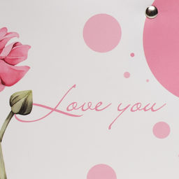 Пакет влагостойкий для цветов Love you, 24 х 12 х 12 см