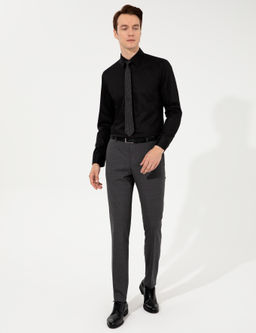 Брюки Slim Fit из дымчатой ткани