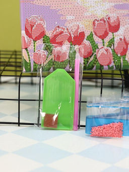 Алмазная мозаика на подрамнике Draw Me! Delicate flower, (20*20 см)