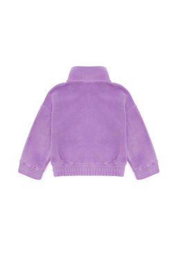 Сиреневая толстовка для девочек - U.s. polo assn фото 5
