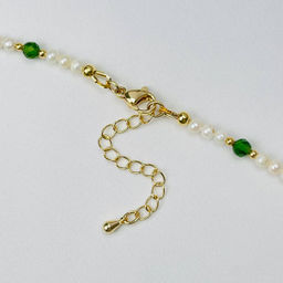 Колье из Жемчуга и Хромдиопсида