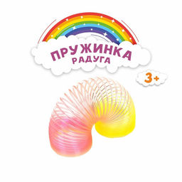 Цена за 12 шт. Пружинка - радуга Перелив, d=4 см, МИКС - Simaland фото 2