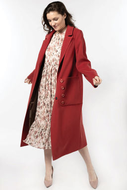 Пальто женское демисезонное (пояс) - El podio фото 3