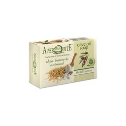 Мыло оливковое с маслом с маслом ши и овсяными хлопьями