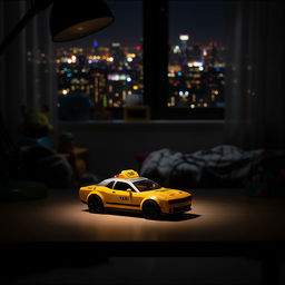 Машина "Гоночное такси" (свет, звук) в коробке