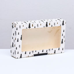 Цена за 20 шт. Коробка складная Волшебный год, 20 х 12 х 4 см