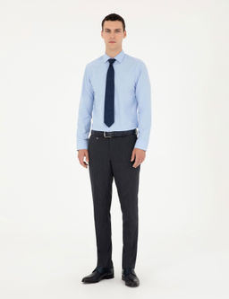 Lacivert Slim Fit _izgili Kuma_ Pantolon - Pierre cardin фото 3