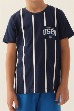 Темно-синий пижамный комплект для мальчика - U.s. polo assn фото 5