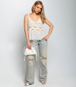 Топ #КТ508 (5), светло-бежевый - Dommod фото 4