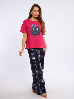 Пижама женская 1-242 (фуксия) - Новое кимоно фото 2