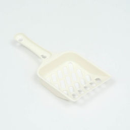 Туалет для кошек, 38×28×15 см, округлый, с бортиком и совком, синий