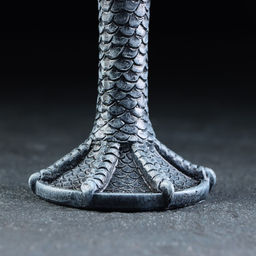 Бокал средневековый «Драконий камень», 200 мл, нержавеющая сталь, серый