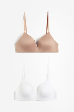Pack de 2 sujetadores de microfibra sin aros - H&m фото 7