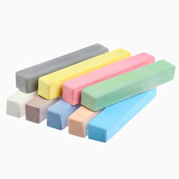 Цена за 5 шт. Мелки цветные школьные 9 шт. «Винни-Пух»