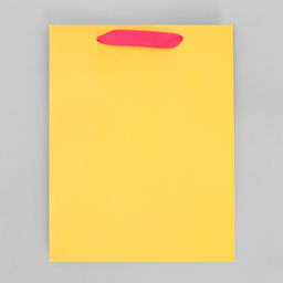 Цена за 2 шт. Пакет подарочный трёхцветный, упаковка, «Жёлтый-розовый-голубой», MS 18×23×10 см