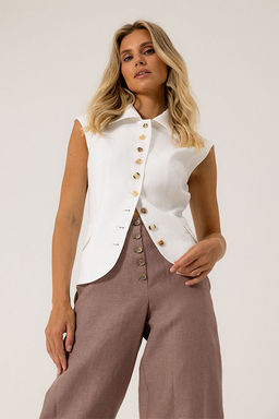 SS-2578 жилет женский коралл - Mozart фото 2