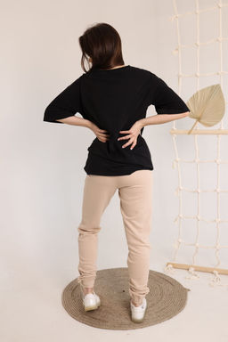 Футболка AMORI 6376 черный принт  фото 2