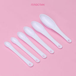 Набор мерных ложек Доляна, 11 шт.: 30/60/80/125/250 мл, 0.6/1.2/2.5/5/7.5/15 мл, пластик, белый