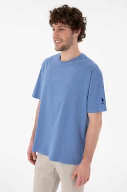 Erkek Oversize Fit Bisiklet Yaka Koyu Mavi Ti__rt Sepette S_rpriz _ndirim - U.s. polo assn фото 4