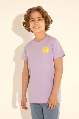 U. S. Polo Assn / Сиреневая футболка с круглым вырезом для мальчиков - U.s. polo assn фото 8