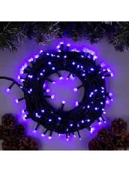 Гирлянда «Нить» 20 м, IP20, тёмная нить, 200 LED, свечение фиолетовое, 8 режимов, 220 В
