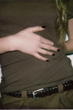 CAMISETA CUELLO ALTO ASIM?TRICA / Marr?n - Zara фото 3