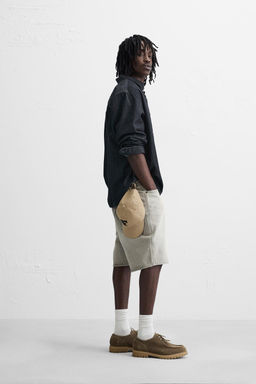 STRAIGHT-LEG DENIM BERMUDA SHORTS - Zara фото 34