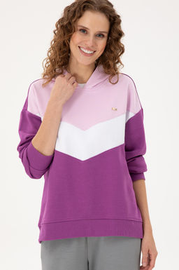 Женский фиолетовый свитшот Неожиданная скидка в корзине - U.s. polo assn фото 10