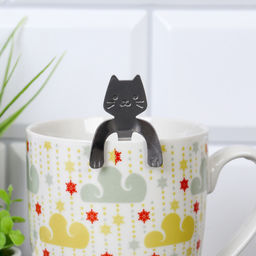 Ложка чайная сребро Котик / MJ028 /уп 400/Новогодняя - Галеонтрейд фото 3