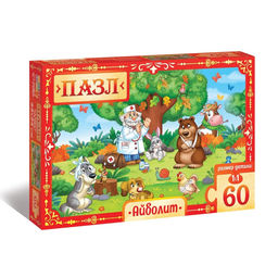 Пазл «Айболит», Корней Чуковский, 60 элементов